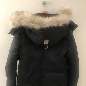 Mackage Juliann fur trim down coat XS